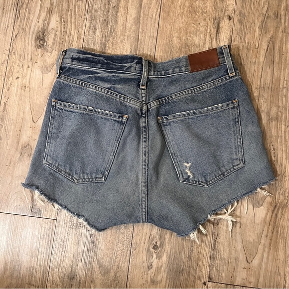 Women's Citizens of Humanity Shorts High Rise Slim Straight Raw Hem Size-26 - Picture 7 of 10